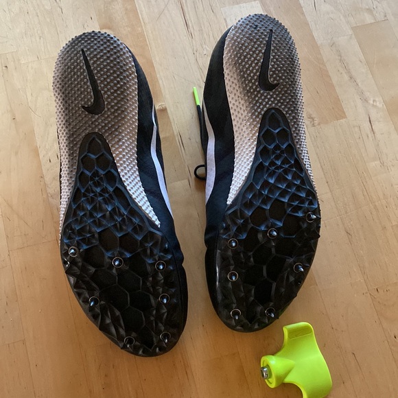 Nike Racing Track Shoes with spike wrench and bag size 8 - Picture 3 of 4